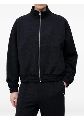 HUGO textured zip jacket - Black