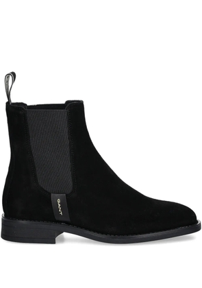 Gant elasticated panel pull-tab boots - Black