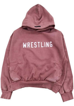 FEAR OF GOD ESSENTIALS Heavy Fleece hoodie - Red