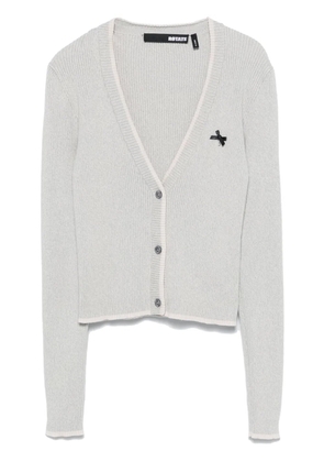 ROTATE BIRGER CHRISTENSEN ribbed cardigan - Grey