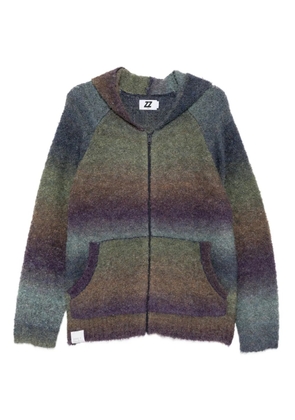 izzue gradient-effect hoodies - Purple