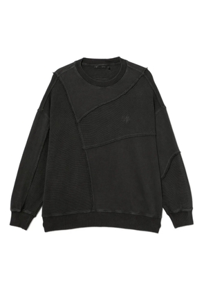 FIVE CM logo-patch sweatshirt - Black