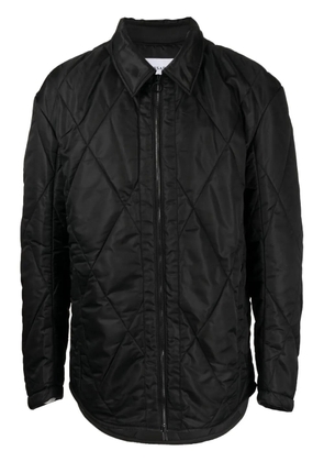 Trussardi diamond-quilted jacket - Black