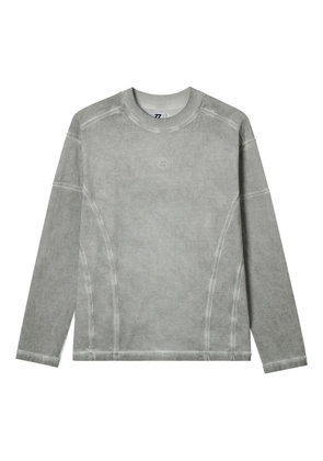 izzue long-sleeve panelled T-shirt - Grey