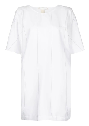 LITKOVSKA striped stretch-cotton blouse - White