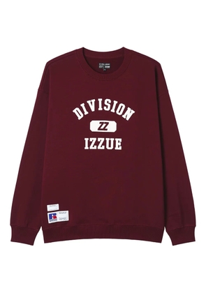 izzue division-logo sweatshirt - Red
