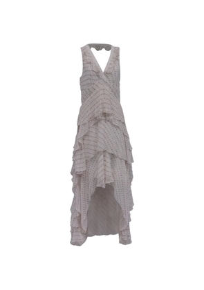 Diane Von Furstenberg Vintage asymmetric maxi dress - Neutrals