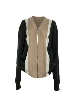 Hermès Pre-Owned zipped V-neck cardigan - Black