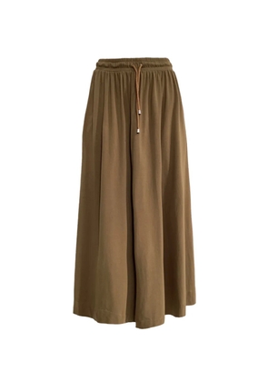 Max Mara drawstring midi skirt - Brown