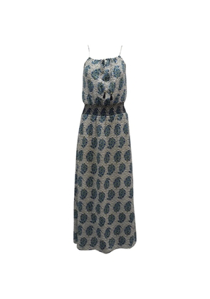 Tory Burch floral-print maxi dress - Neutrals