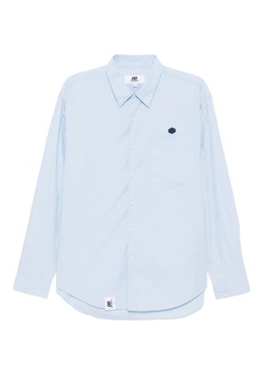 CHOCOOLATE logo-patched shirt - Blue