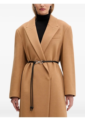 HUGO belted coat - Brown