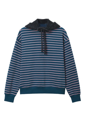 tout a coup striped sweatshirt - Blue