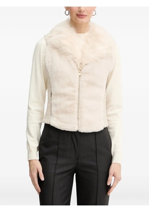 GUESS USA faux-fur jacket - Neutrals