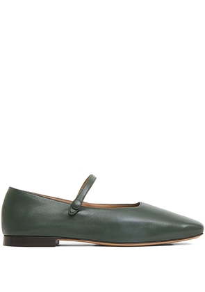 Mansur Gavriel square-toe ballet flats - Green