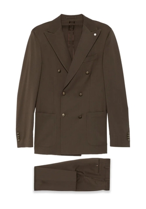 LUIGI BIANCHI MANTOVA double-breasted suit - Green