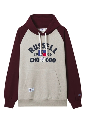 CHOCOOLATE raglan-sleeve hoodie - Neutrals