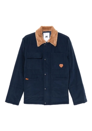 CHOCOOLATE logo-patch jacket - Blue