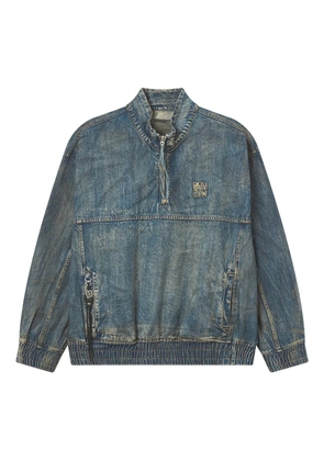 Musium Div. zip cotton jacket - Blue