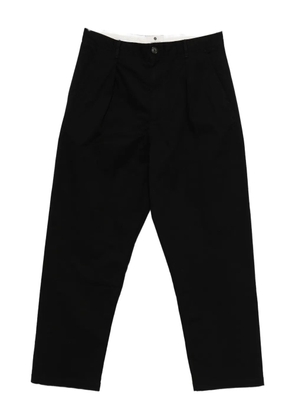 ANERKJENDT pleated-pocket pants - Black