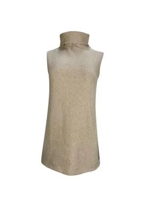 The Row Pre-Owned turtleneck sleeveless sweater - Neutrals