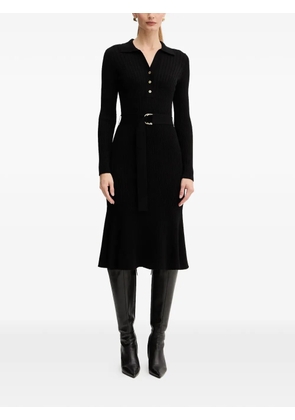 MARCIANO by GUESS long-sleeve belted midi dress - Black