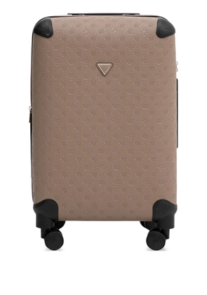 GUESS USA Wilder embossed suitcase - Neutrals