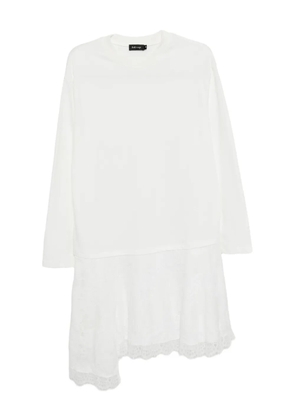 tout a coup patchwork dress - White
