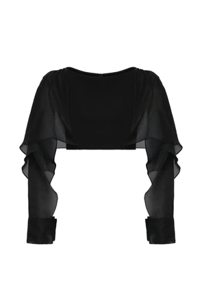 Maticevski ruffled top - Black
