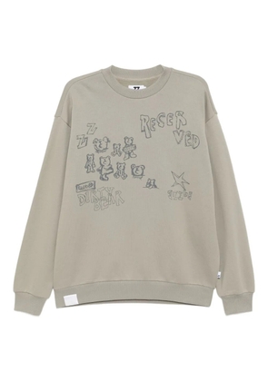 izzue printed sweatshirt - Green