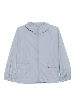 To b. by agnès b. logo-patch jacket - Blue