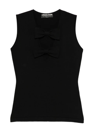 CHIARA BONI La Petite Robe bow detail tank top - Black