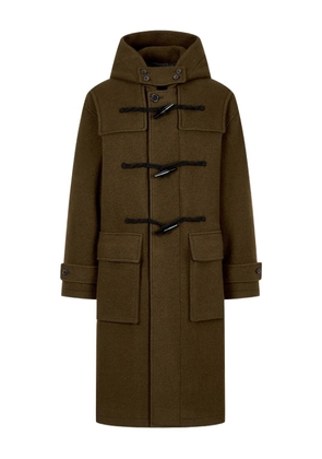 TOMBOY hooded boucle duffle coat - Brown