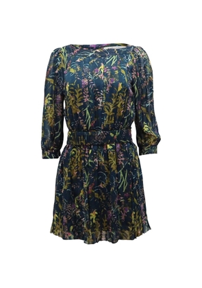 Diane Von Furstenberg Vintage square-neck mini dress - Blue