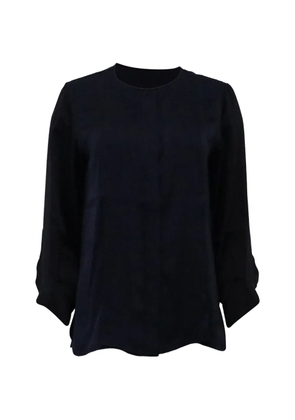 Stella McCartney Pre-Owned round-neck long-sleeve blouse - Blue