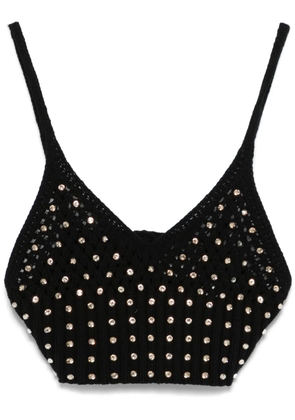 Forte Forte crystal-embellished top - Black