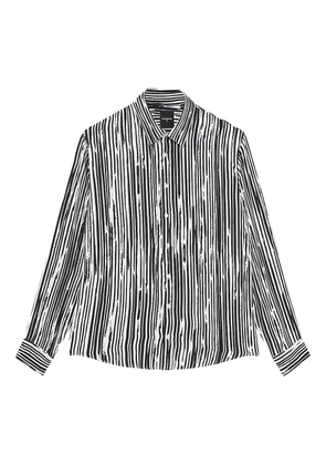 Patrizia Pepe striped shirt - Black