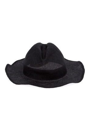 Horisaki Design & Handel wide brim fedora - Black