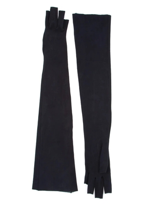 Imoni long fingerless gloves - Blue