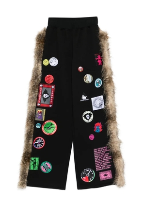 Chopova Lowena appliqué-detail pants - Black