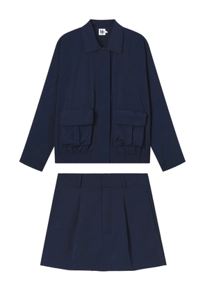 b+ab jacket skirt set - Blue