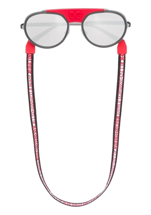 Dolce & Gabbana Eyewear round aviator sunglasses - Grey