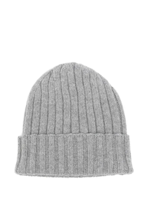Cenere GB ribbed-knit beanie - Grey