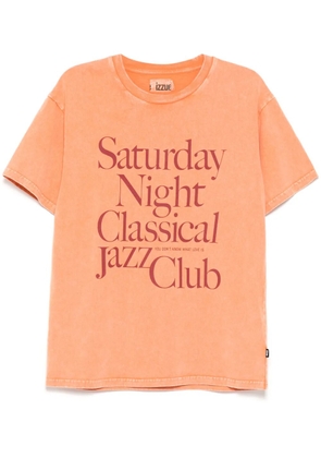 izzue printed T-shirt - Orange