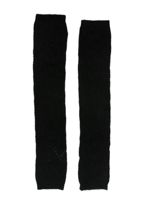 P.A.R.O.S.H. textured-knit gloves - Black