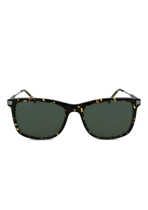 Lacoste tortoiseshell square-frame sunglasses - Green