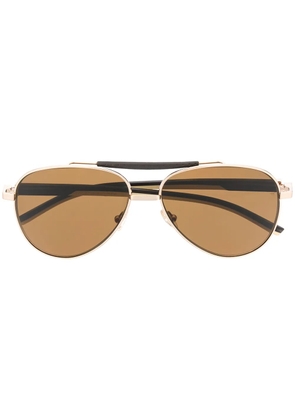 Tag Heuer Eyewear aviator-frame sunglasses - Gold