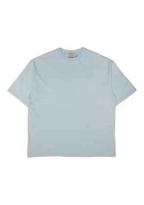 Maison Kitsuné logo-embroidered T-shirt - Blue