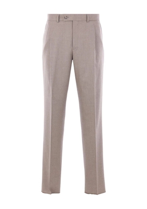 Caruso wool trousers - Neutrals