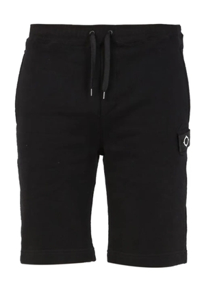 Ma.Strum logo-patch shorts - Black
